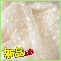 Váy ren vải tuyn trắng gạc váy poncho lưới vải gạc rèm vải vải nền vải rèm ảnh - Vải vải tự làm vải nỉ cứng