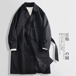 风衣外套女春秋韩系英伦风高级感新款中长款小个子穿搭大衣