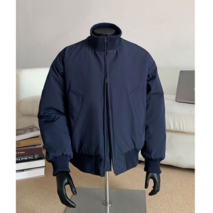 T08原版质量藏蓝色棕色黑色棒球服夹克