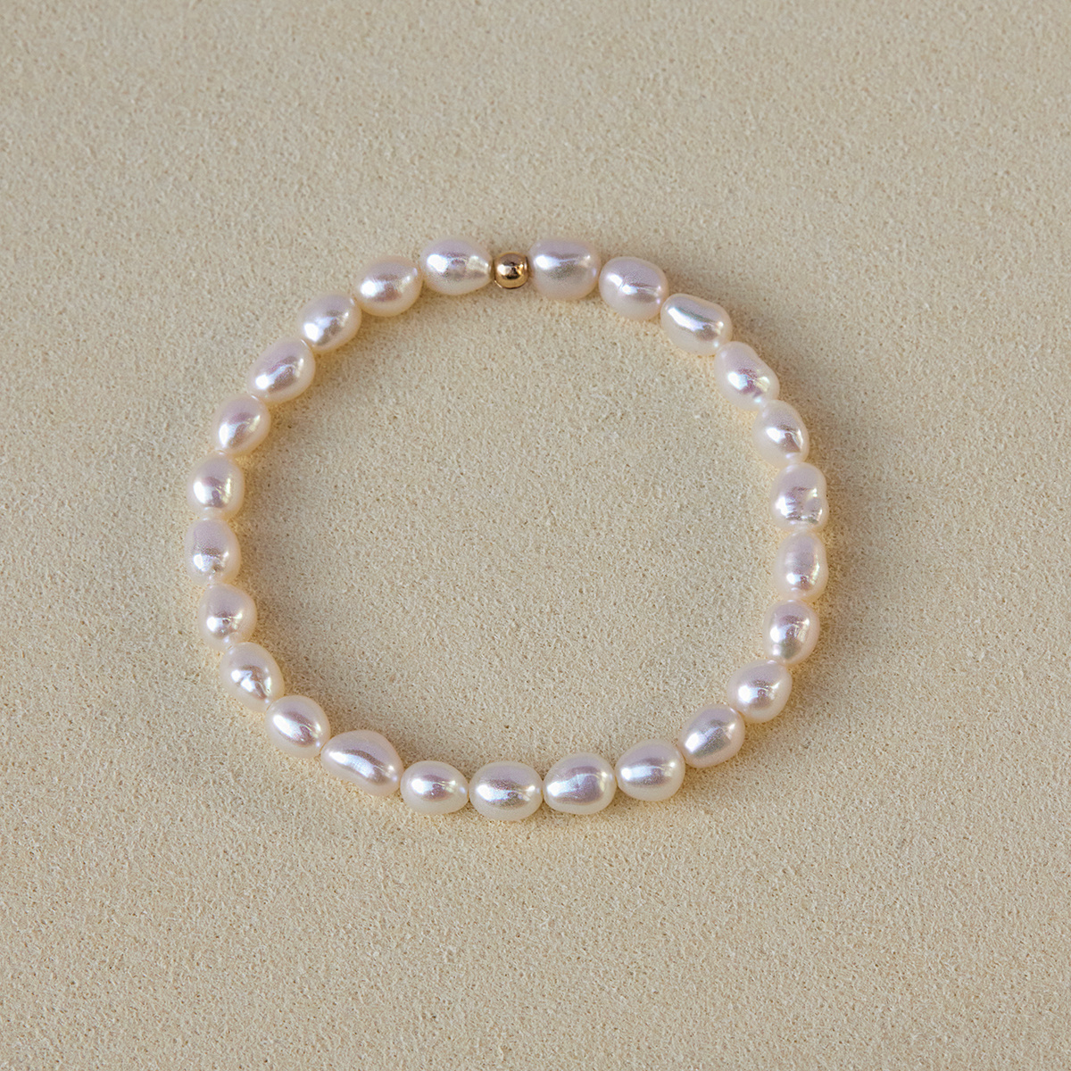 稀有keshi无核淡水珍珠手链