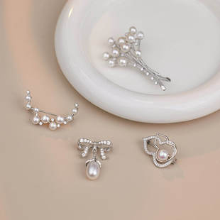 多种用法 赛赛莉安天然淡水珍珠胸针项链吊坠轻奢气质百搭秋冬女