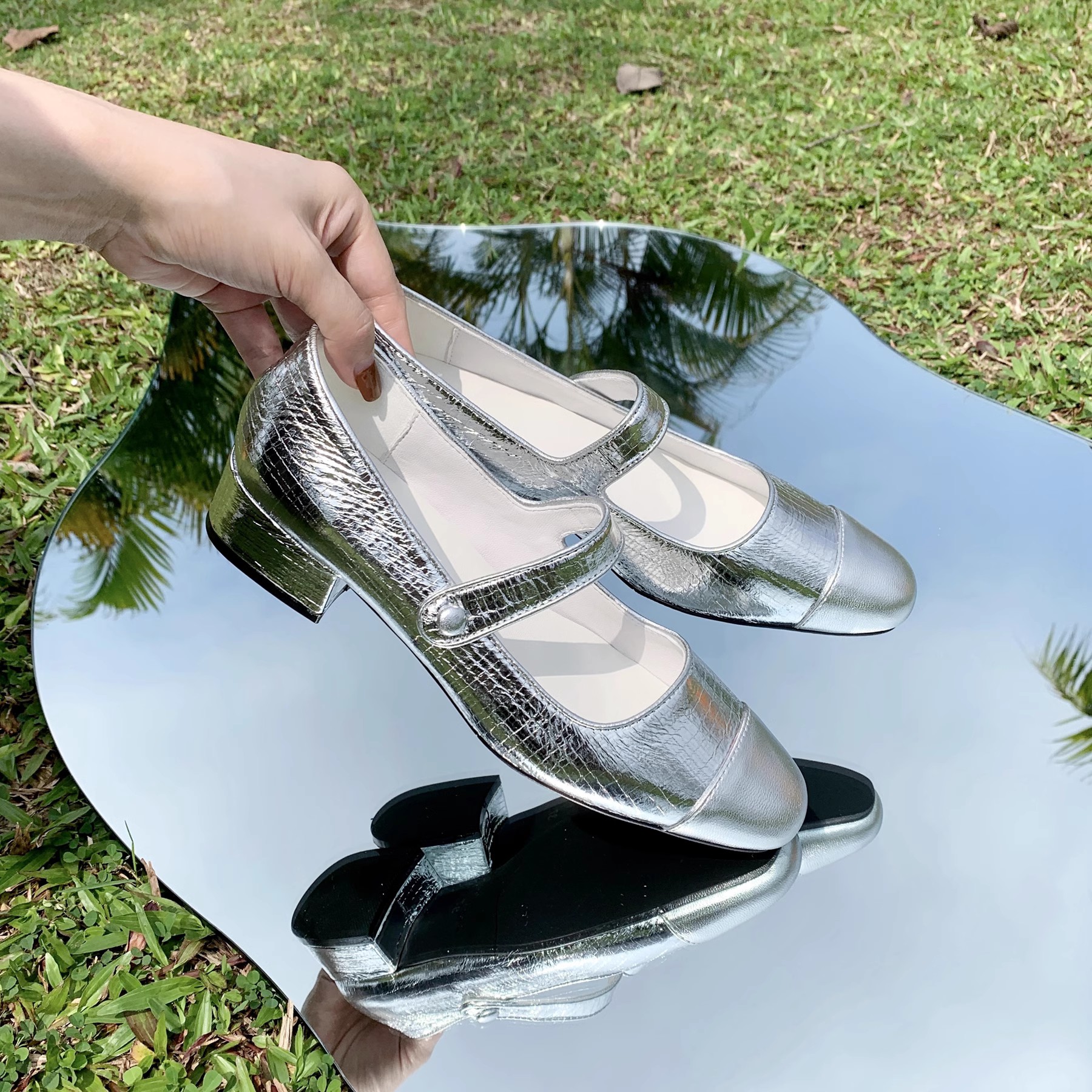 InkingPot莫奈花园玛丽珍单鞋