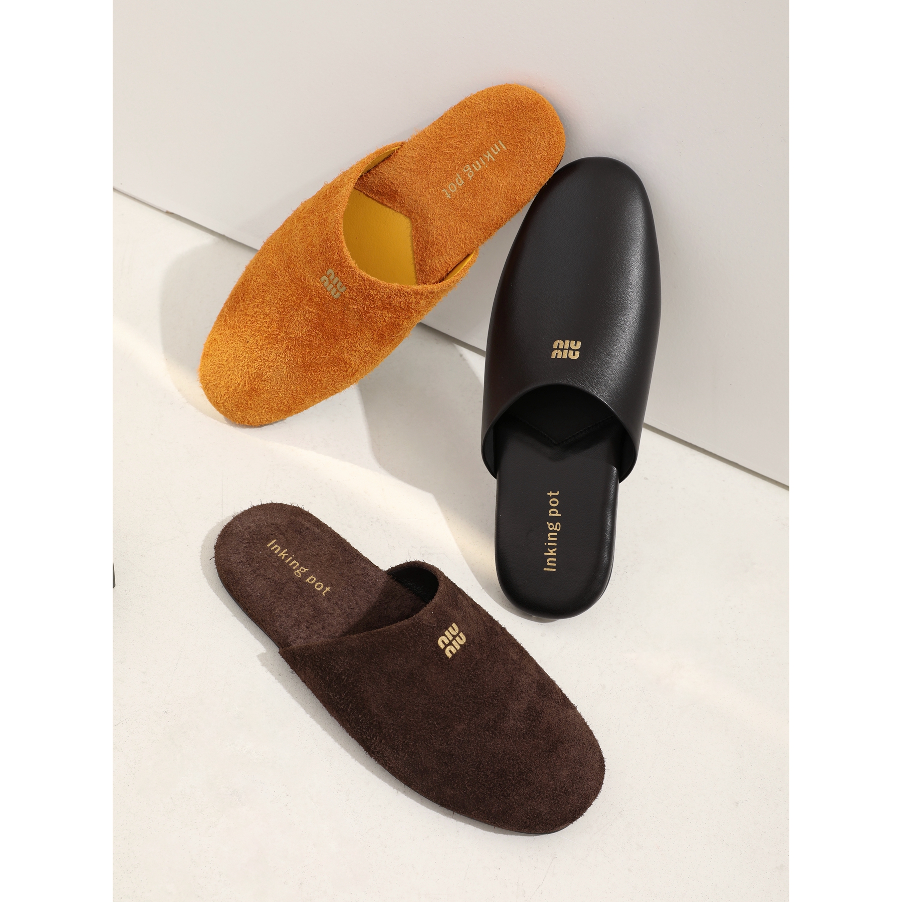 彭姐miu家懒人包头半拖鞋女外穿