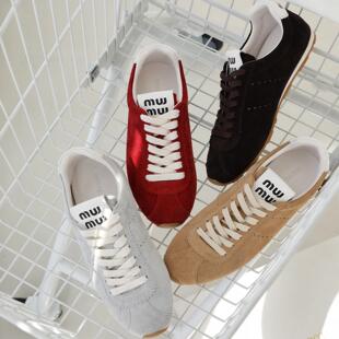 运动休闲女鞋 InkingPot彭姐 秋冬新品 轻便软底时尚 真皮复古德训鞋