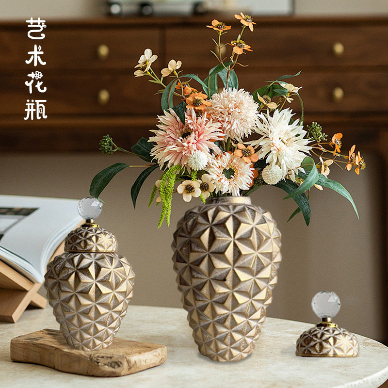 简约艺术花瓶客厅水培仿真花插花