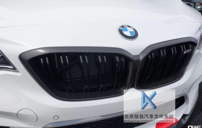 bmw原厂雷霆版碳纤维一对中网
