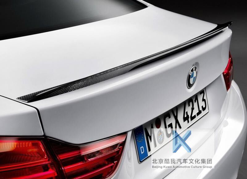 BMW宝马原厂 4系F3X M PERFORMANCE碳纤维尾翼 PU空气导流板 4S店