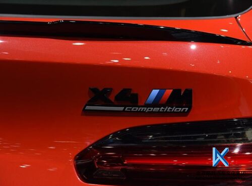 BMW宝马原厂 X4M F98 车标 尾标 X4M车标 亮黑色 新款银色M40i X4 - 封面