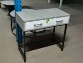 深圳 铁架带抽屉书桌家用电脑桌卧室学习桌简约办公桌学生写字台