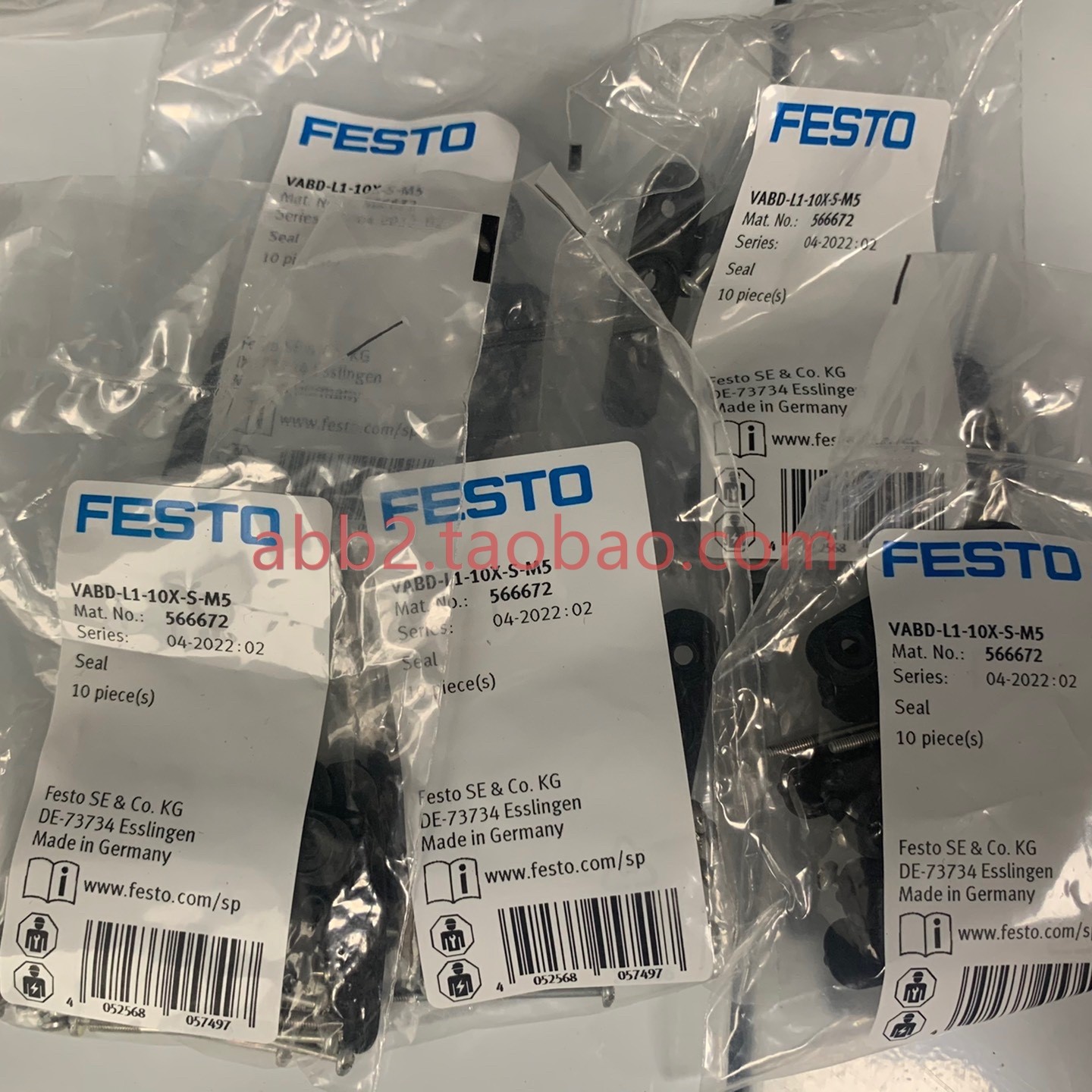 FESTO费斯托 VABD-L1-10X-S-M5(5666 72)密封件全新现货