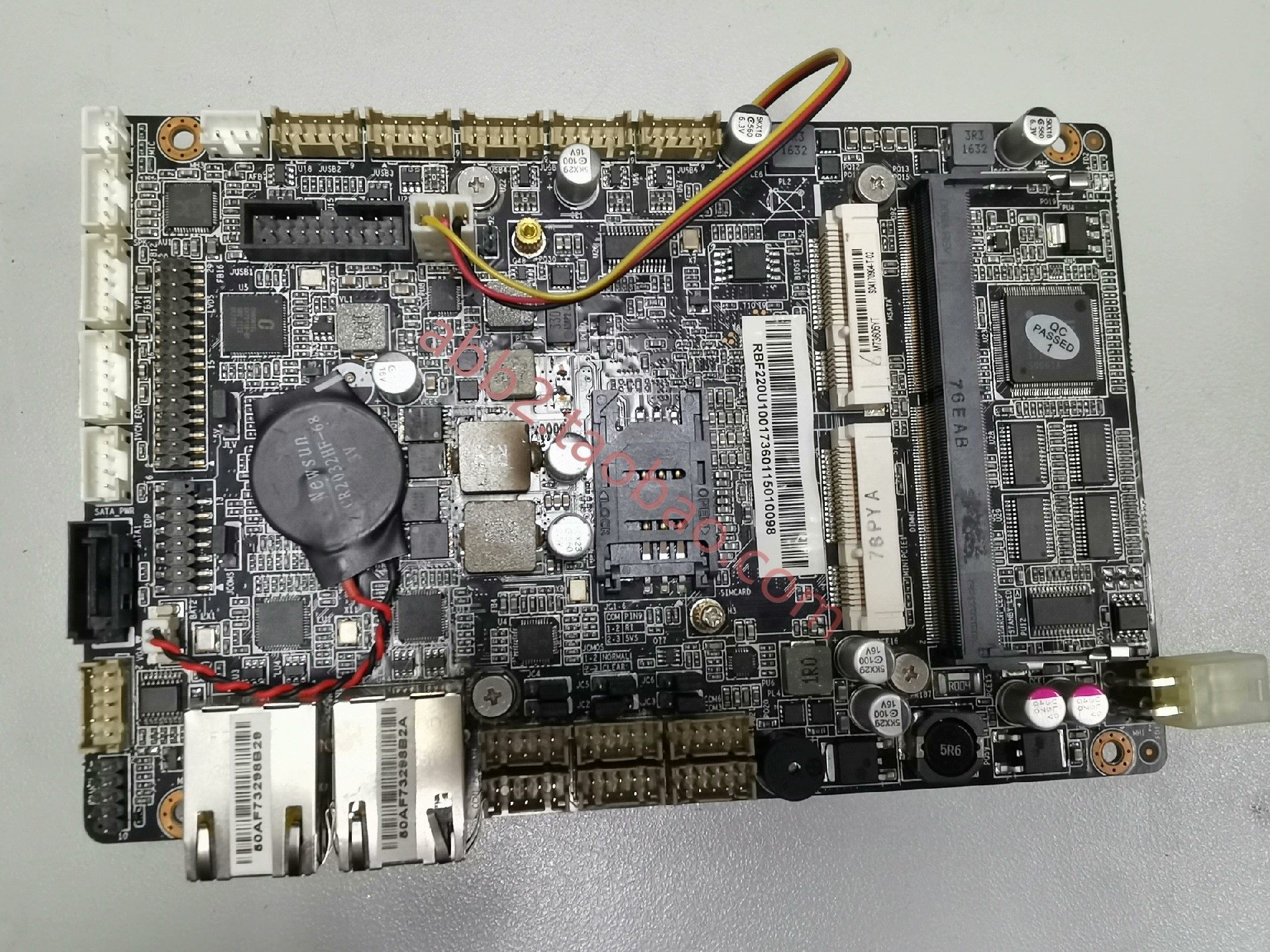 i5 工控主板能力 双千兆网卡 i5-6200u12v dc输入 动手能力强提供