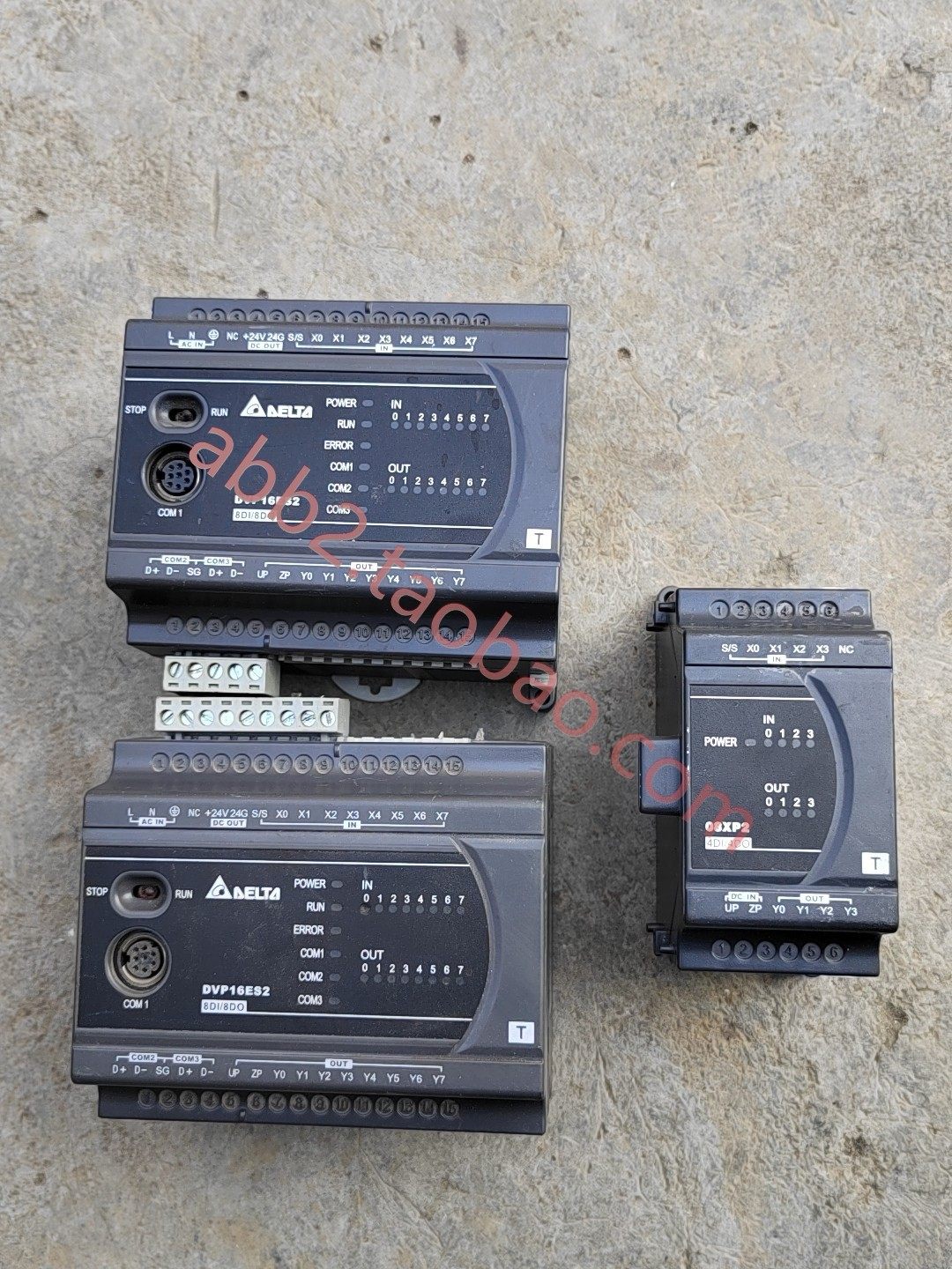 台达plcdvp16es200t2个dvp08xp21 1t1个