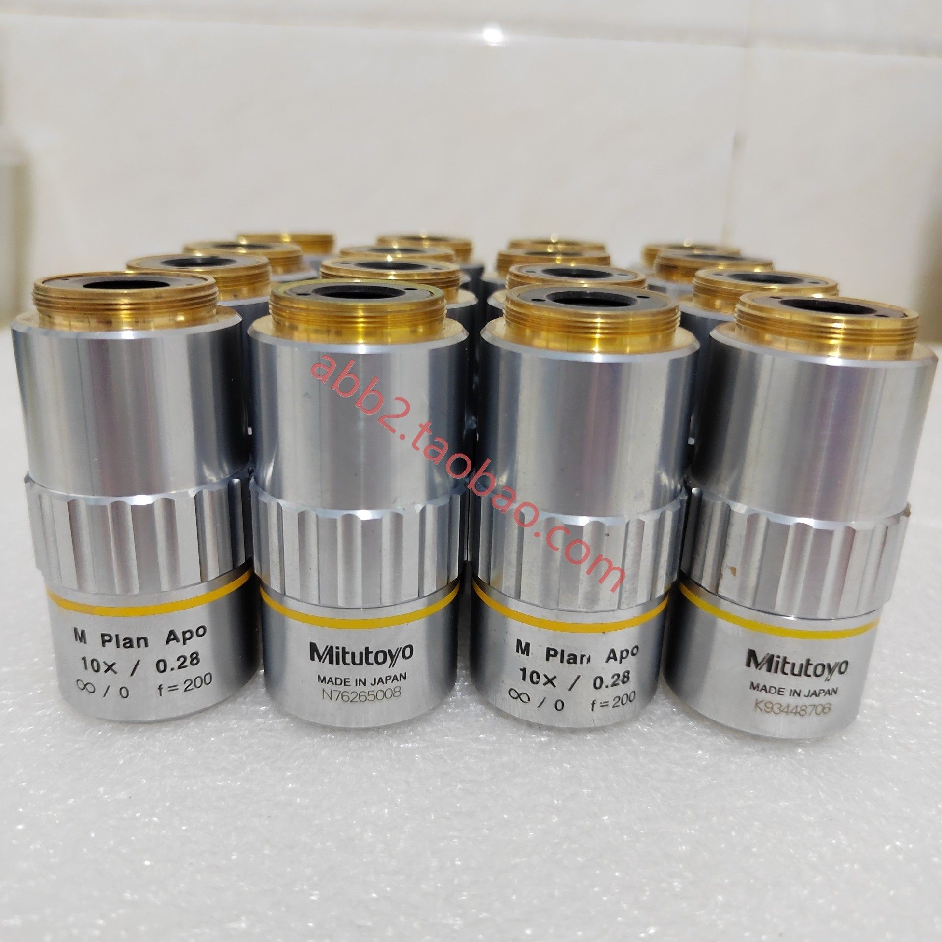 mitutoyo三丰 m pian apo 10x 0 28显微镜物镜 大量现货 询价 询