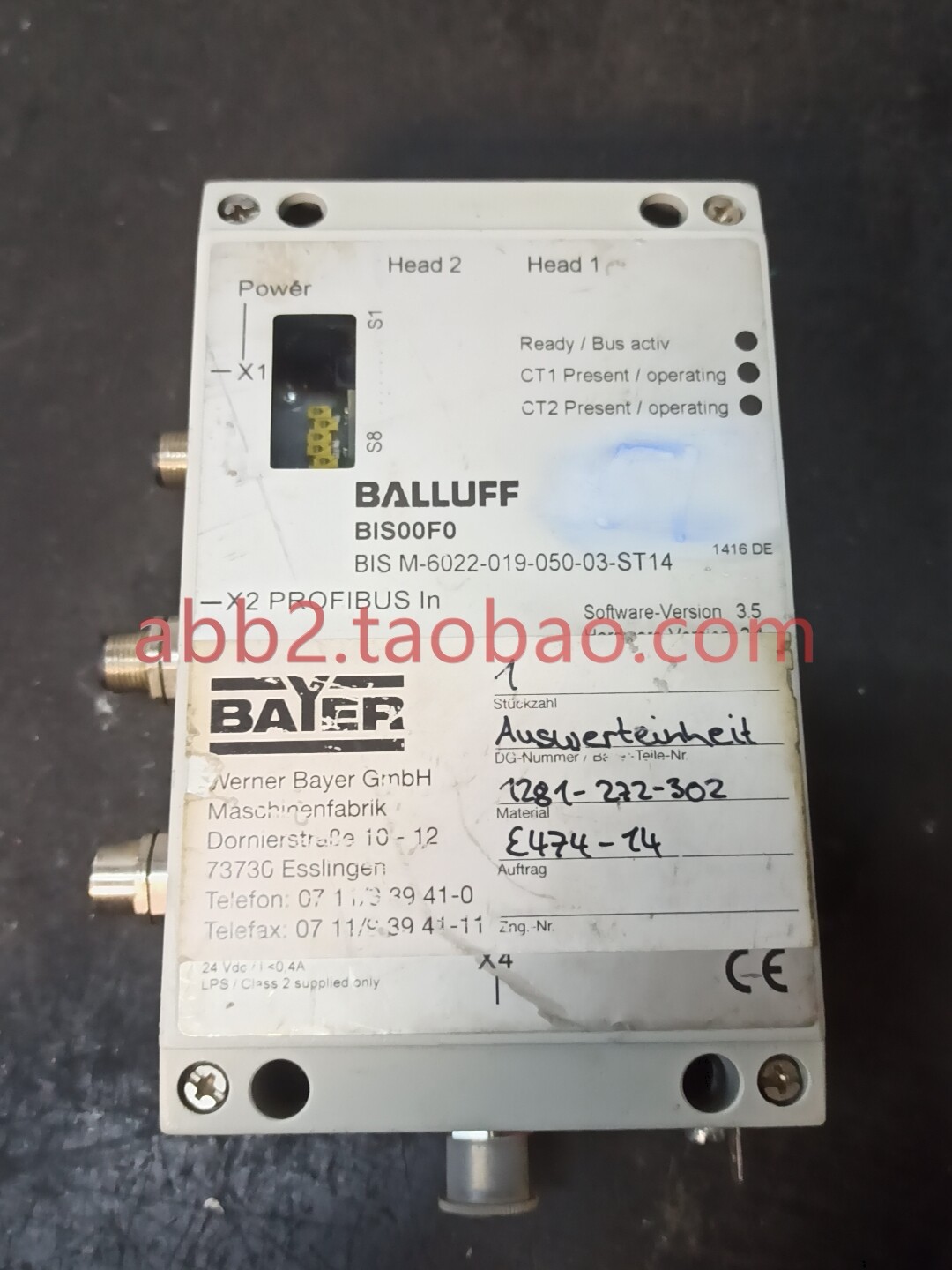 BALLUFF巴鲁夫BIS00F0器BALLUFF巴鲁夫 BIS S-6022-019-050-03-ST