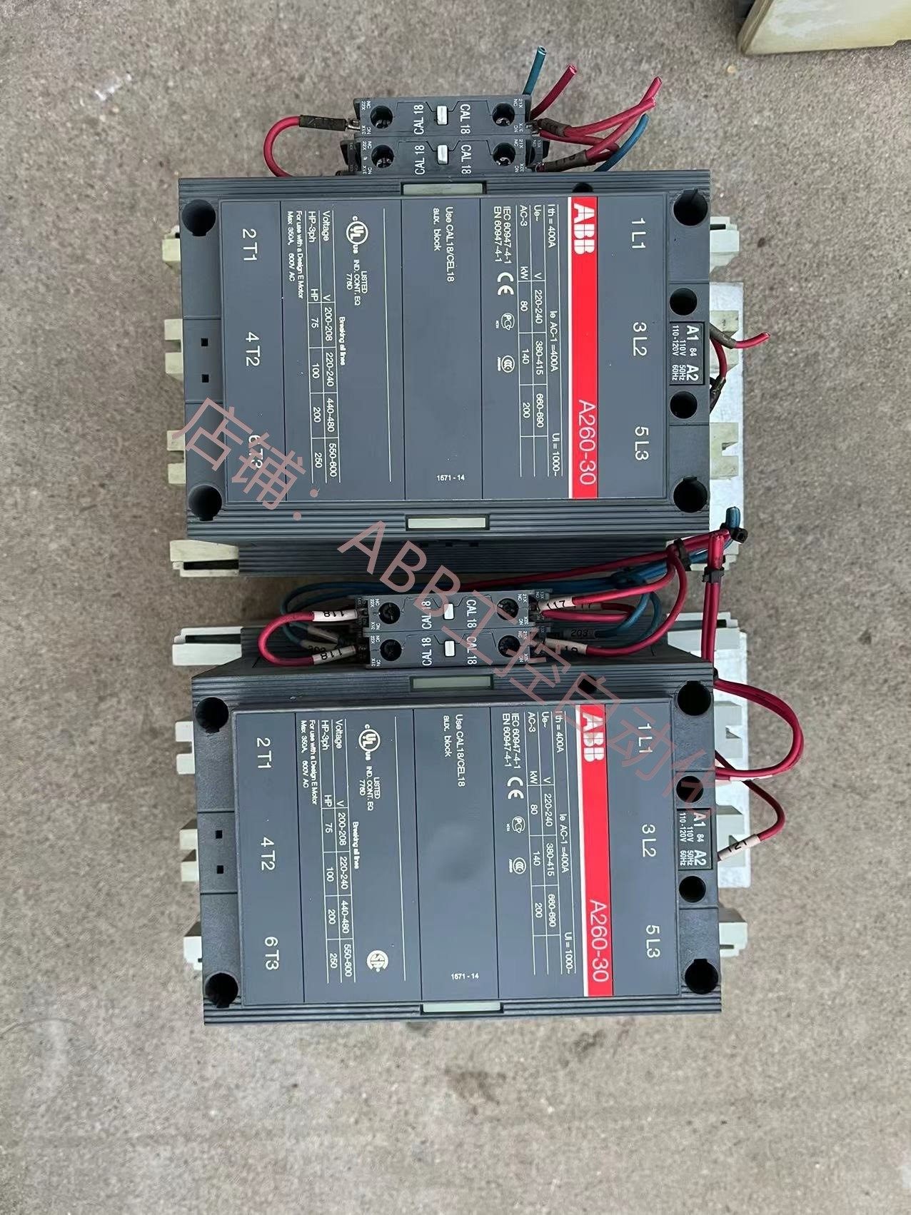 abb接触器a260-30英格索兰空压机用触点崭新发 货前可拆开看满当