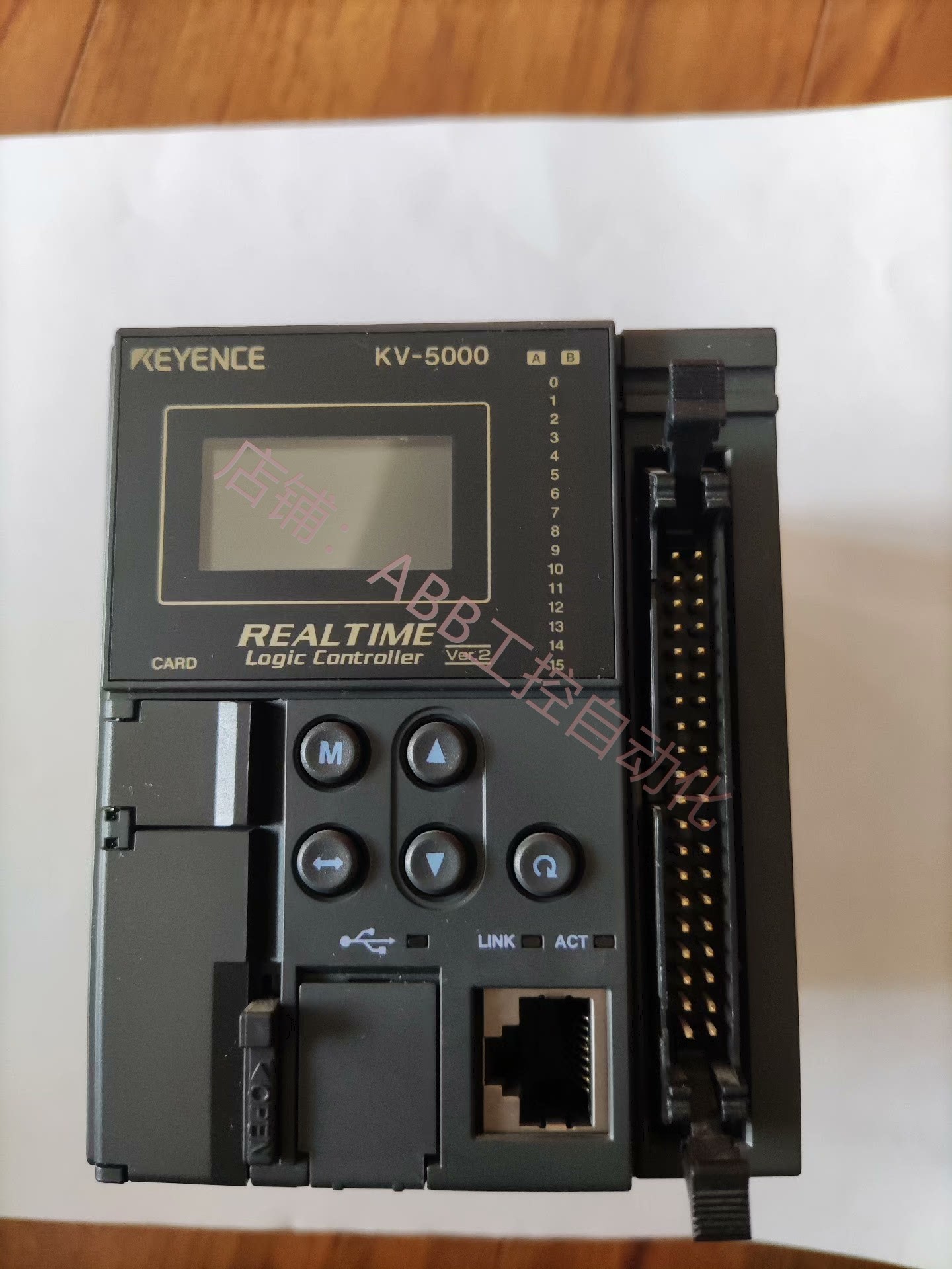 KEYENCE基恩士  PLC KV-5000拆机件  但是和全