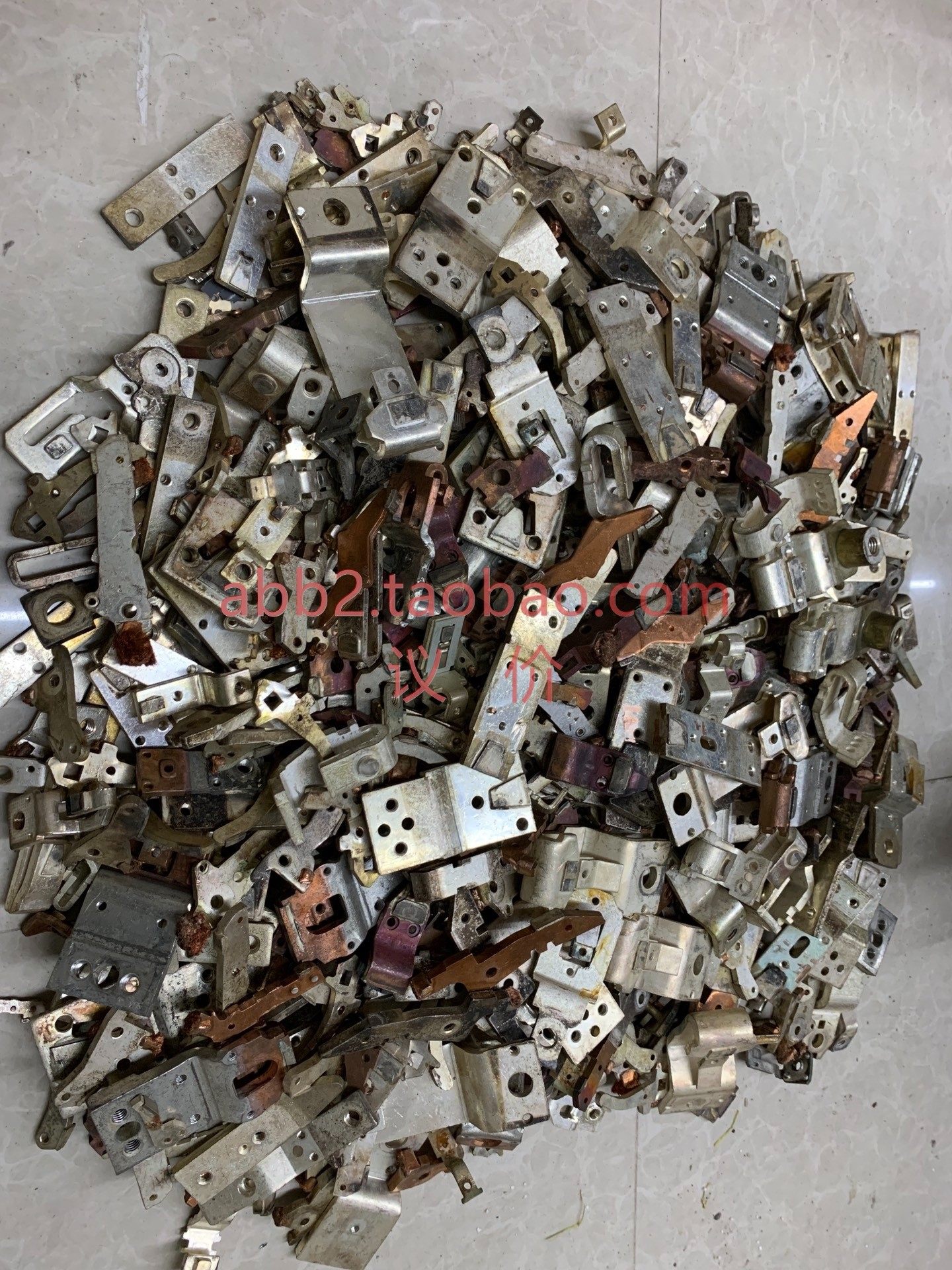 银触点银点铜从进口施耐德abb等接触器 断路器上拆下