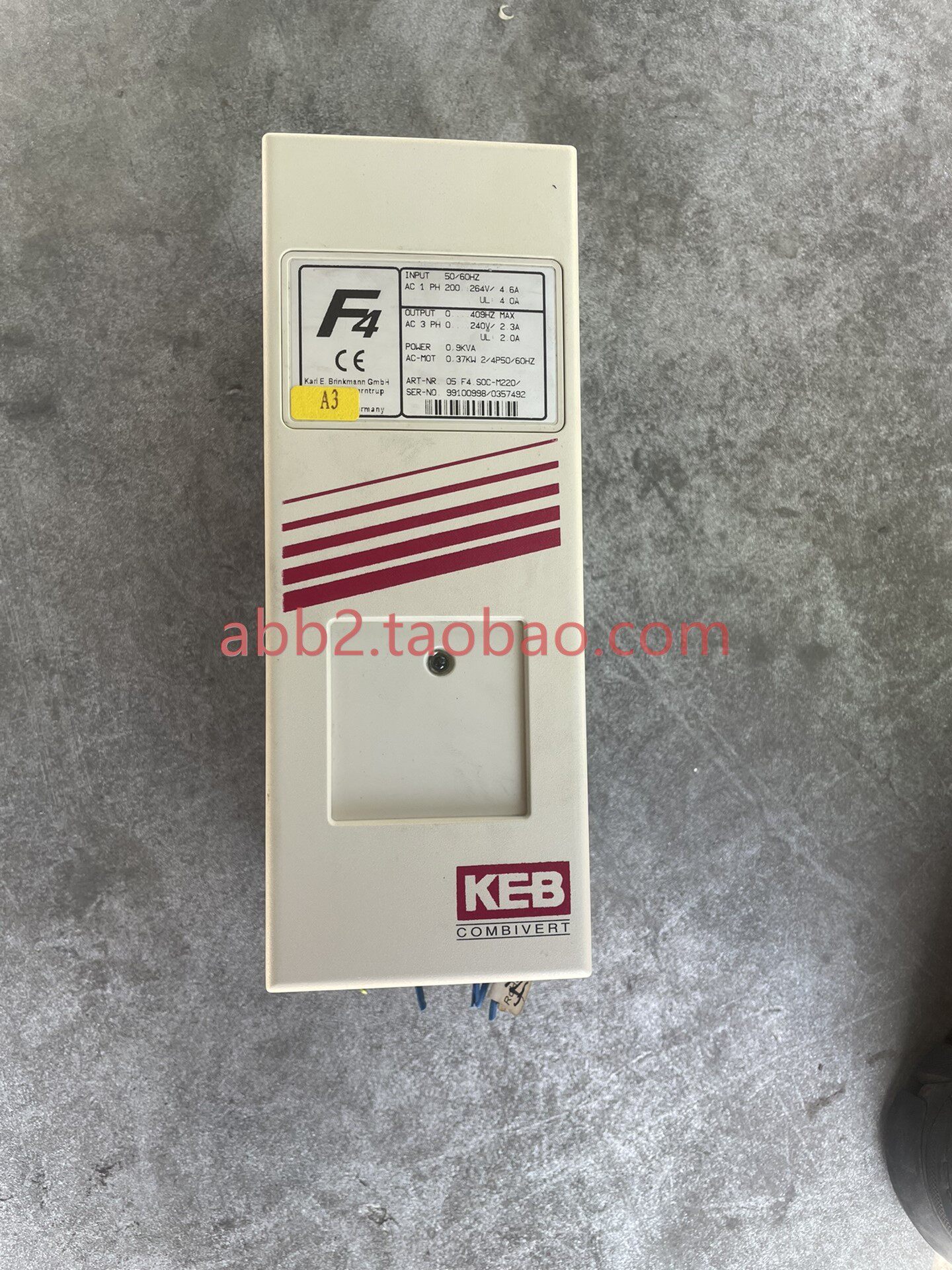 keb科比变频器f4  037kw