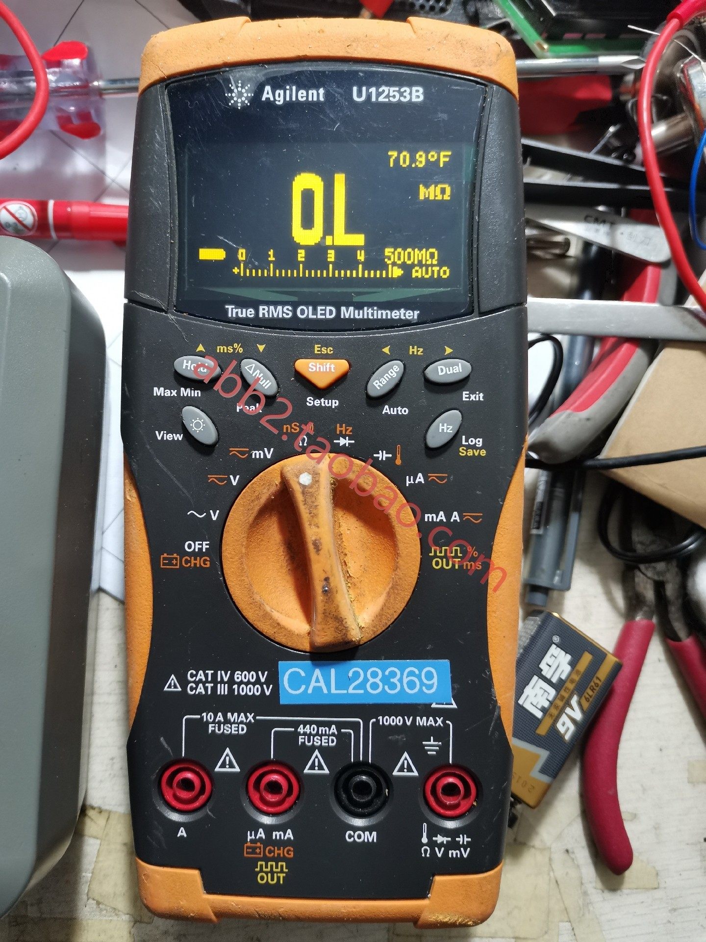 安捷伦u1253b万用表四位半表测量速度快测量精度很高 真效值无电