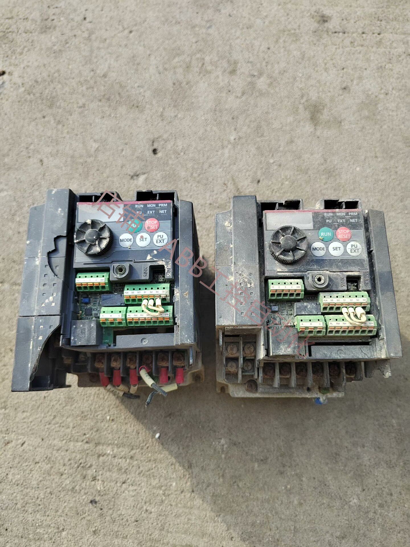 三菱变频器fr  d740--22k俩台