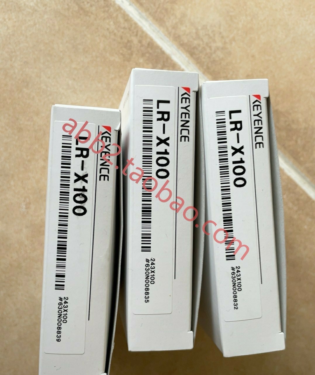 基恩士lr-x100激光测距传感器全新带内外码一致标 格为