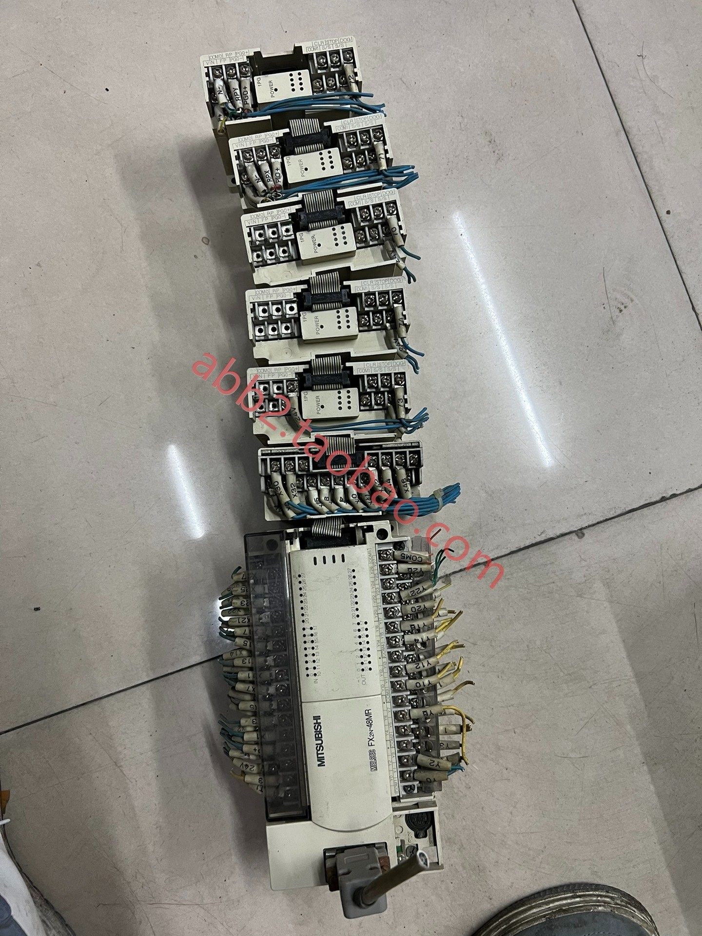 三菱plc现货 fx2n-48mr 带6个扩展 5个1p g 1个16ex  800