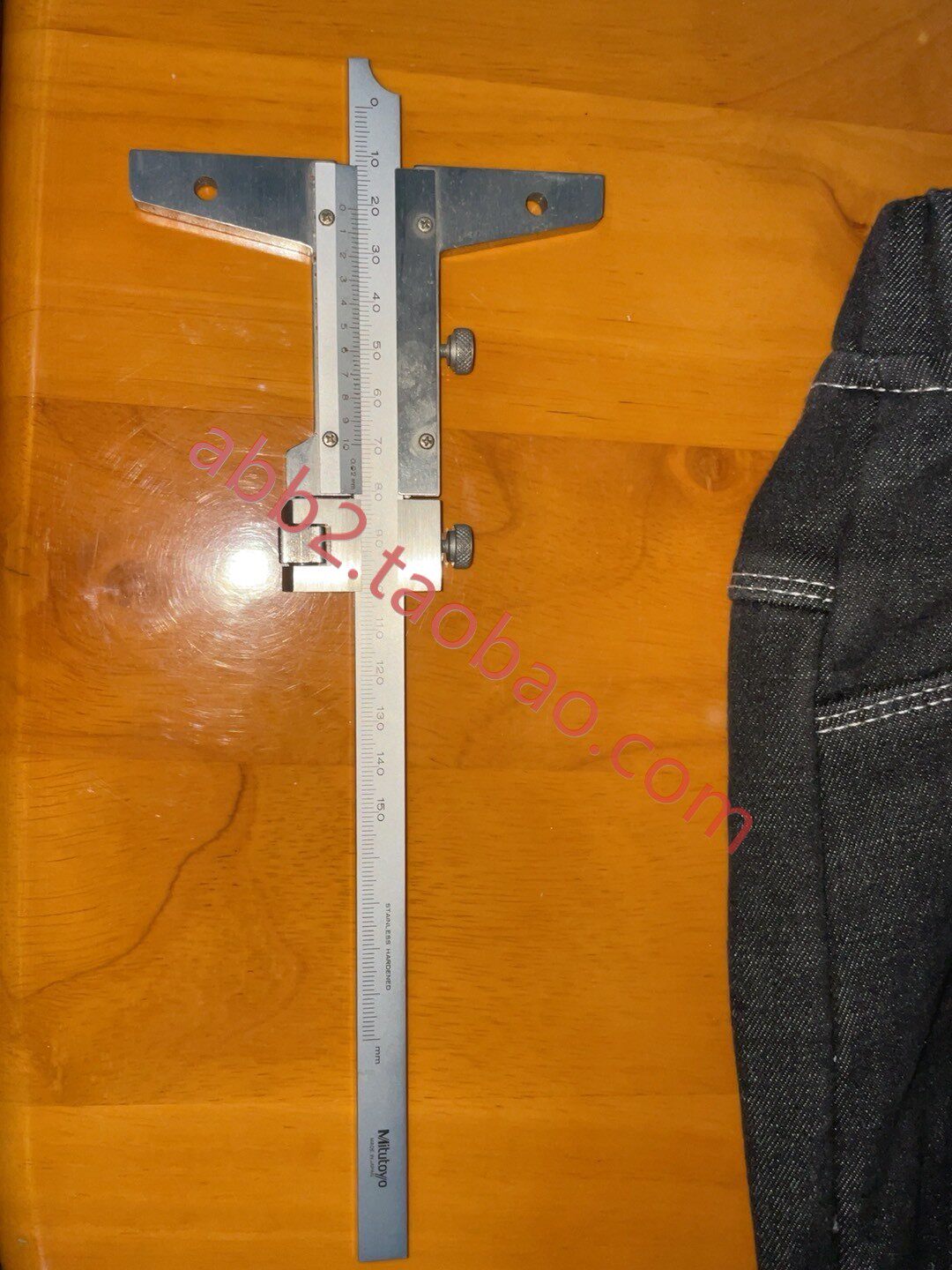 日本三丰mitutoyo游标深度尺高精度527-201 10 1 103 游标卡尺 15