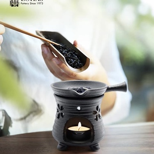 陆宝陶瓷茶具自在茶香炉陶瓷烤茶炉烘焙茶器烛火烘焙茶叶烧茶炉