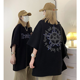 夏季2023新款芒星宽松短袖T恤潮男女中性半袖体恤衫C307-T93-P38，男装T恤，电商C307