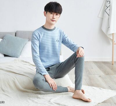 英博伦青少年中领舒绒棉内衣套装