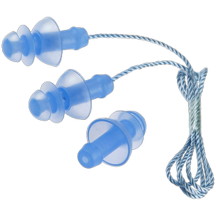 英发yingfa 硅胶带绳防水耳塞不爱丢 柔软伞状 柔软舒适