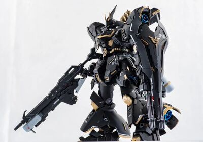 1 144 月亮 眉月 rg 沙札比 sazabi 狙击步枪 机娘等适用拼装模型