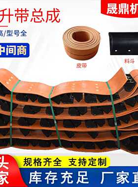 厂家直供抛丸机提升机配件皮带铸铁锰钢板不锈钢料斗提升皮带总成