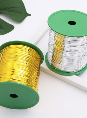 扎带扎条面包手工扎丝烘焙点心饼干食品铁丝金绿色包装封口绳装饰