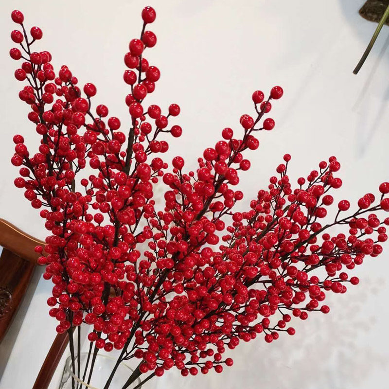 冬青年宵花红果发财果假花仿真花摆设福桶插花材料新年装饰花摆件,鲜花速递/花卉仿真/绿植园艺,仿真花,淘宝优惠券,粉丝福利购,淘宝优惠卷