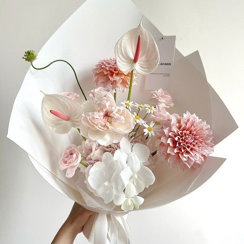 180克加厚硬卡纸纯色造型纸硬挺纸简约高质感花束包装纸鲜花材料