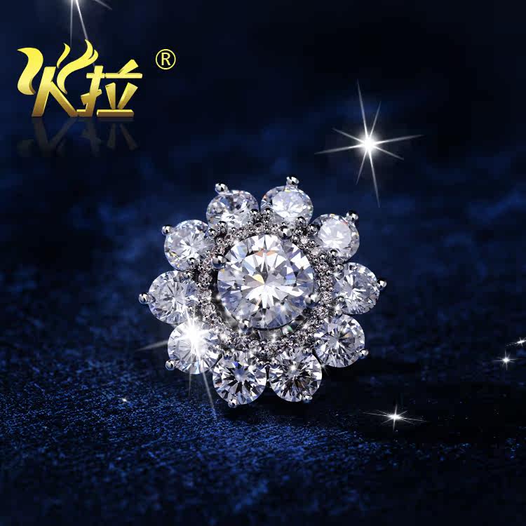 Broche femme en Zircon diamant - Ref 1170599 Image 1