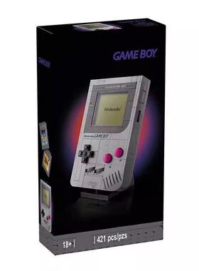 超级马力欧系列 Game Boy 积木游戏机72046儿童拼装积木玩具礼物