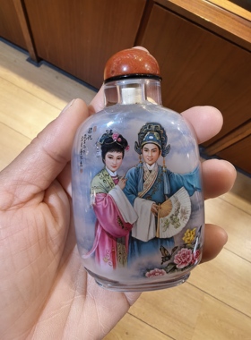 冀派非遗内画鼻烟壶收藏品名师董欣慧老师作品梁祝白蛇传戏曲人物
