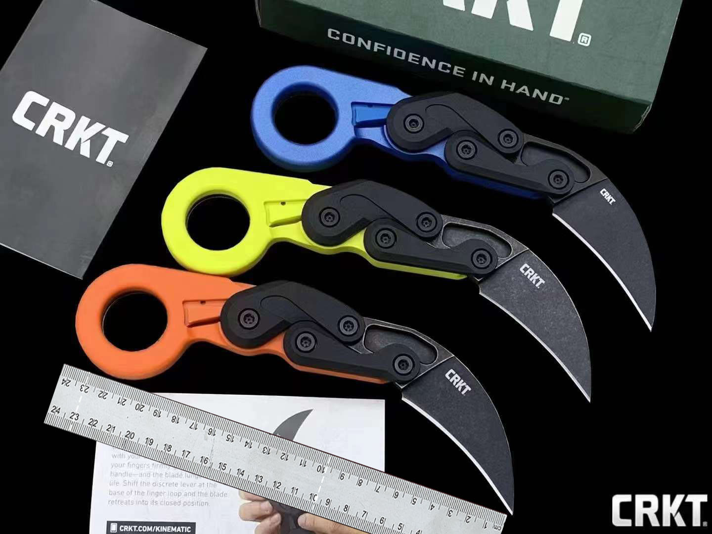 游戏周边影视道具哥河CRKT 4041拇指推动机械爪 户外工具