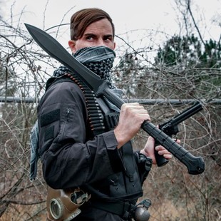 联合刀具-战斗指挥官长柄大剑 工艺收藏品未开刃