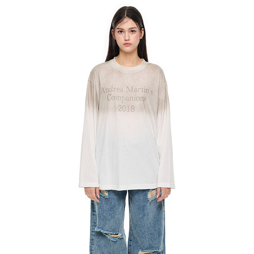 ANDREAMARTIN印花长袖T恤