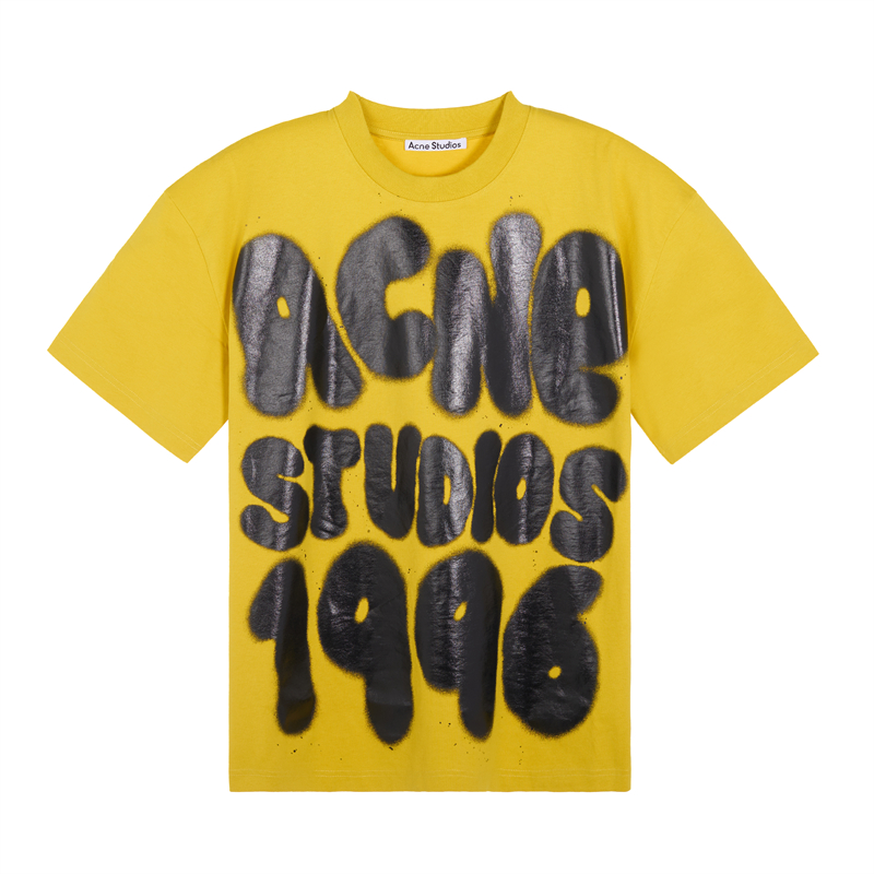 ACNE STUDIOS 春夏新款男士字母短袖圆领T恤银泰百货精品 301574