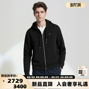 卫衣外套银泰百货 Ami 连帽拉链开衫 25秋冬男女同款 300217 Paris