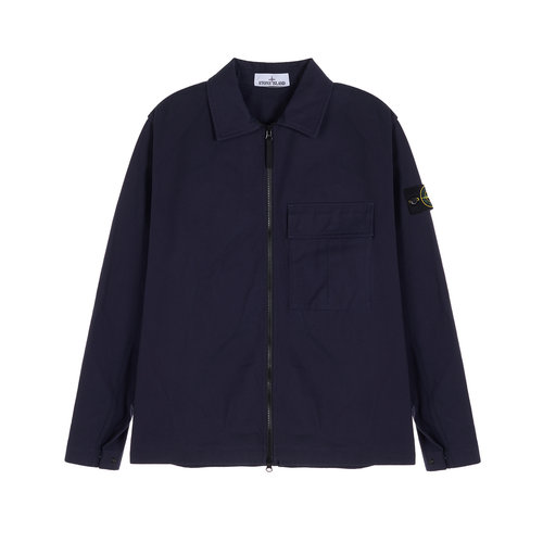 STONE ISLAND男25秋冬棉质休闲外套翻领工装夹克银泰百货 301574