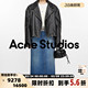 301574 女士休闲皮衣黑色皮夹克外套银泰百货精品 ACNE STUDIOS