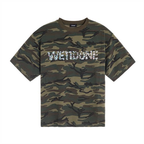 WE11DONE 春夏男士休闲短袖圆领T恤银泰百货精品 301574