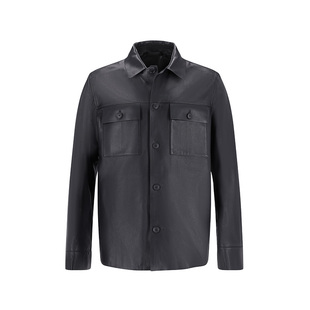 Boss雨果博斯 皮衣银泰百货 男士 式 300095 black系列衬衫 Hugo