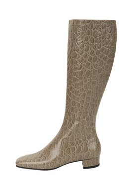 BY FAR 女士牛皮2cm小众设计低跟长筒靴