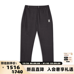 女士松紧腰抽绳纯棉休闲裤 26春夏新款 银泰百货 OPEN